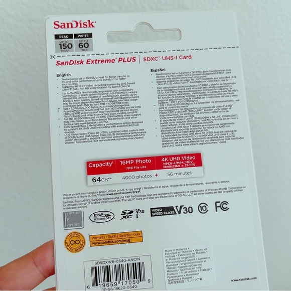 Sandisk 64GB card - Picture 4 of 5